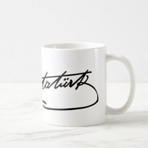 Caneca De Café Copo do sinal de Ataturk