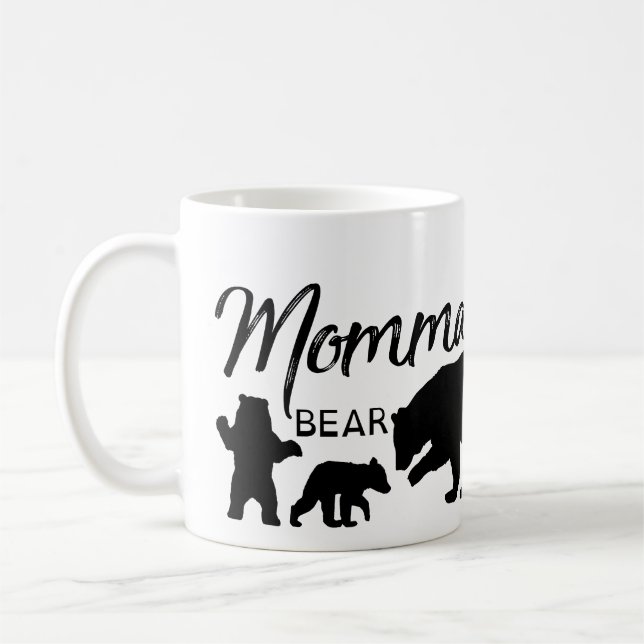 Caneca De Café Copo do urso de Momma (Esquerda)