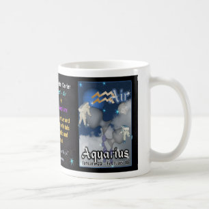 Caneca De Café Copo do zodíaco do Aquário