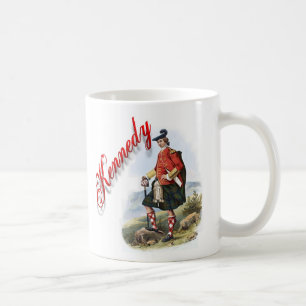 Caneca De Café Copo ideal escocês de Kennedy do clã