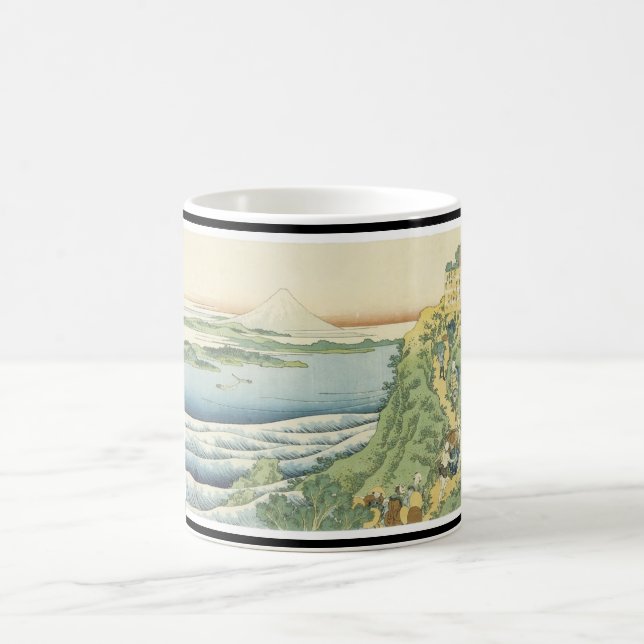 Caneca De Café Copo japonês da arte de Monte Fuji (Centro)