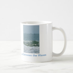 Caneca De Café Copo náutico "Live between the Waves"