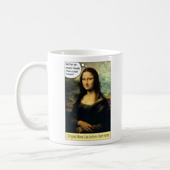 Caneca De Café Copo "original" de Mona Lisa (Esquerda)