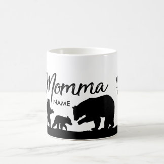 Caneca De Café Copo personalizado do urso de Momma