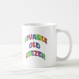 Caneca De Café Copos Adoráveis de Lágrimas Velhas Geezer