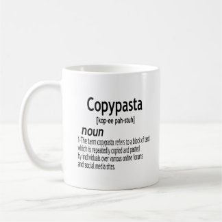 Caneca De Café Copypasta Definição