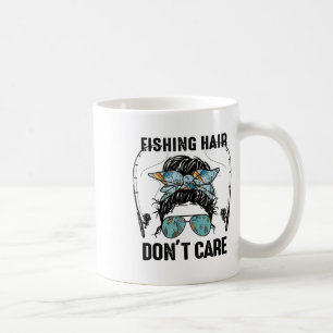 Caneca De Café Coque Desarrumado Pesca Cabelo Não Liga para Carre