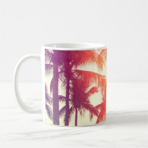 Caneca De Café Coqueiro na costa tropical