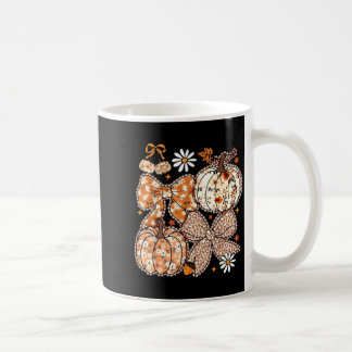 Caneca De Café Coquette Bow Pumpkin Season Thanksgiving Autumn Fa