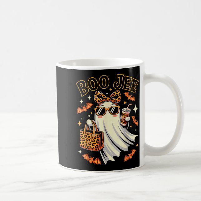 Caneca De Café Coquette Leopard Ghost Coffee Boo Jee Halloween Bo (Direita)