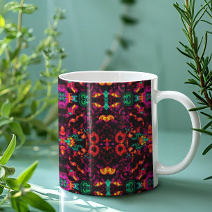 Caneca De Café Cor Abstrato brilhante