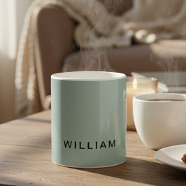 Caneca De Café Cor Ash Personalizada com Personalização