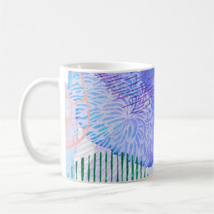 Caneca De Café cor d água de fundo abstrato
