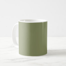 Caneca De Café Cor da Tendência - Caneta Mínima Verde Vermelha