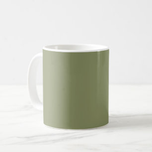 Caneca De Café Cor da Tendência - Caneta Mínima Verde Vermelha