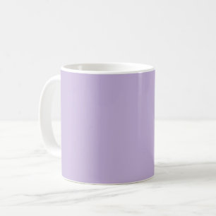 Caneca De Café Cor da Tendência - Mug Minimalista Violeta Suave