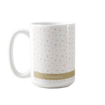 Cor-de-rosa-branca e bege - floco de neve Padrão N