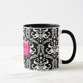 caneca de café cor-de-rosa de 311-Elegant