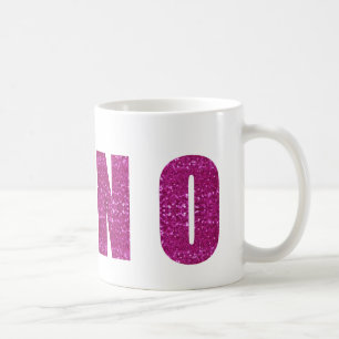 Caneca De Café cor-de-rosa sequenciado