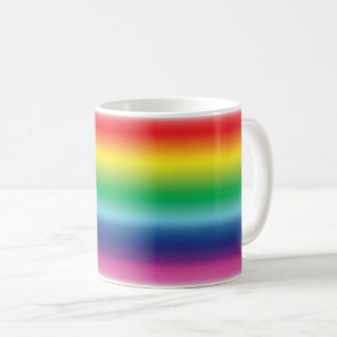 Caneca De Café Cor do orgulho arco-íris da igualdade LGBTQ - can