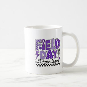 Caneca De Café Cor do Time Roxo do Dia de Campo Equipe Jogo C