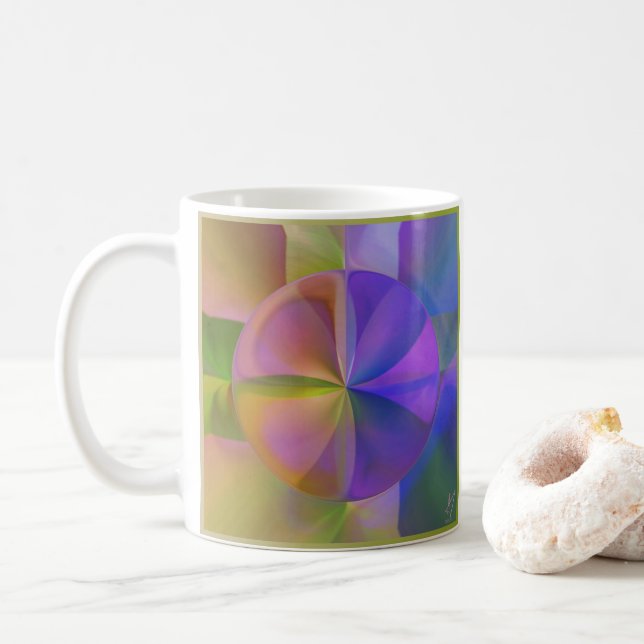 Caneca De Café Cor flexível (Com Donut)