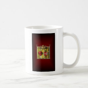 Caneca De Café Cor Jesu Cor Mariae Ave ~ Coração de Jesus e Maria