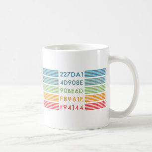 CANECA DE CAFÉ COR PALETTE MUG A004