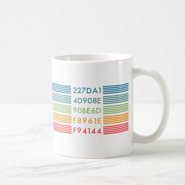 CANECA DE CAFÉ COR PALETTE MUG A004 (Direita)
