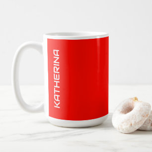 Caneca De Café Cor Sólida da Apple Candy Personalizado Clássico