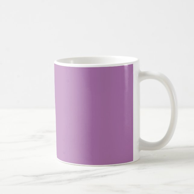 Caneca De Café Cor Sólida da Orquídea Selvagem da Tendência (Direita)