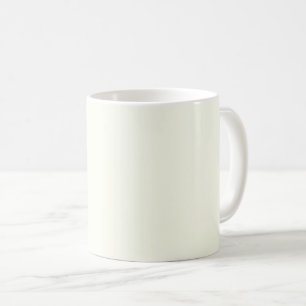 Caneca De Café Cor Sólida do Marfim