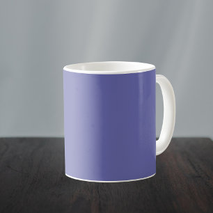 Caneca De Café Cor Sólida do Periwinkle