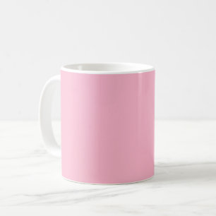 Caneca De Café Cor sólida rosa-bebê