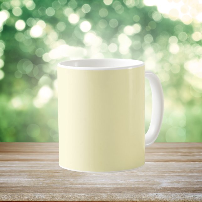 Caneca De Café Cor Sólido Amarelo-Manteiga (Criador carregado)