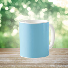 Caneca De Café Cor Sólido Azul Céu