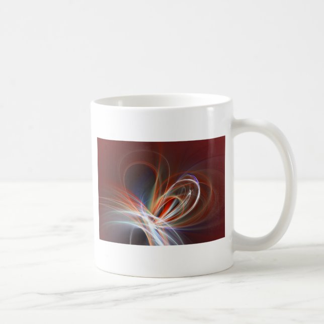 Caneca De Café coração a fogo (Direita)