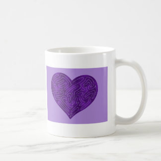 CANECA DE CAFÉ CORAÇÃO A-MAZE-ING (PURPLE)
