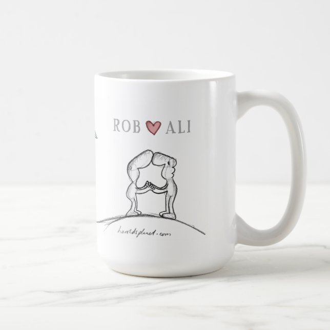 Caneca De Café Coração ALI do ROUBO (Direita)