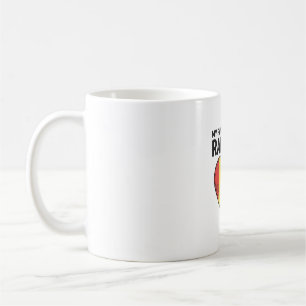 Caneca De Café Coração Arco-íris Gravura Vintage Cor Favorita Cam