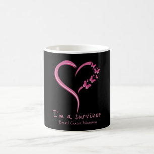 Caneca De Café Coração Bonita Sou uma Consciência do Cancer de So