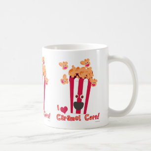 Caneca De Café Coração Caramel Corn!