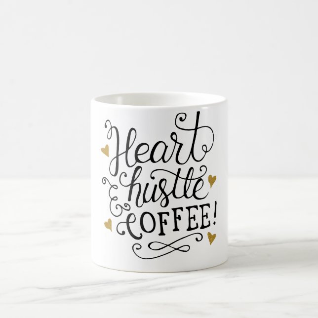 Caneca De Café Coração, convicção & café (Centro)