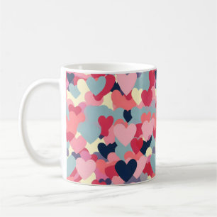 Caneca De Café Coração Corante Corajoso Bonito