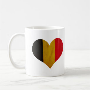 Caneca De Café Coração da Bélgica