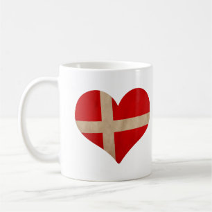 Caneca De Café Coração da Dinamarca