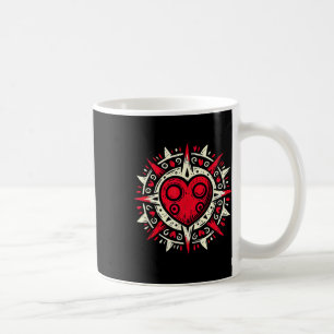 Caneca De Café Coração de Amor Emo Goth Alt Rock Punk Dia dos Nam