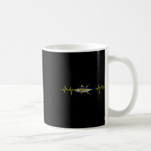 Caneca De Café Coração de Atum de Pesca Pescador Pescador Pescado