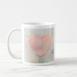 Caneca De Café Coração de Deusa Pintado à Mão