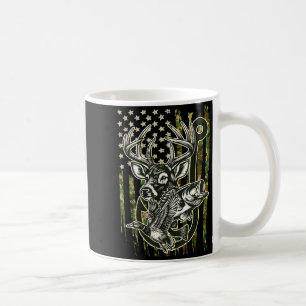 Caneca De Café Coração de Gancho de Chifre Amor Pesca Caça Peixe